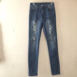Stylish Fashion Jeans Skinny Leg